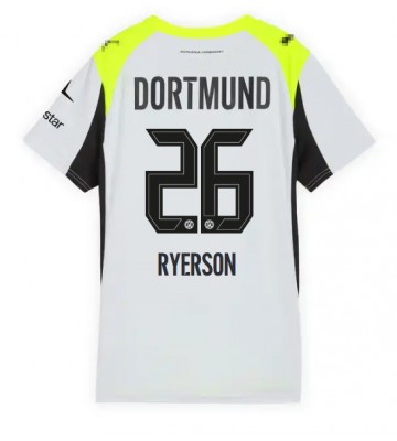 Borussia Dortmund Julian Ryerson #26 Replika Udebanetrøje Dame 2025-26 Kortærmet